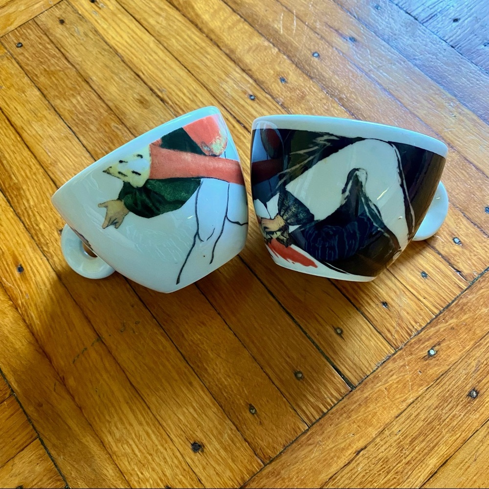 🔥RARE🔥Illy Richard Ginori Espresso Cups - Prima Collection 1994 (SET OF 2)